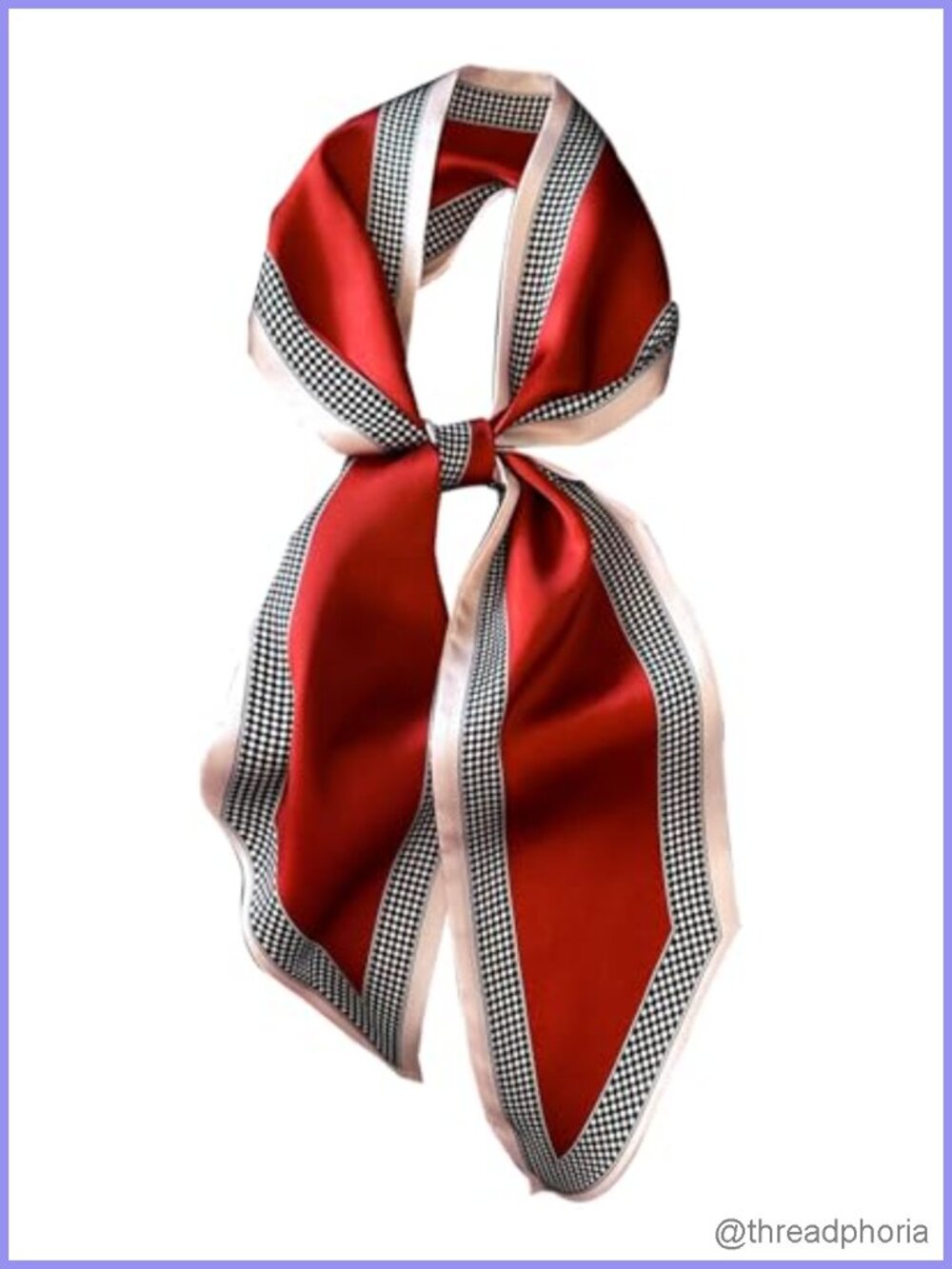 Silky Polyester Fashion Scarf Lightweight Head Neck Bag Scarf